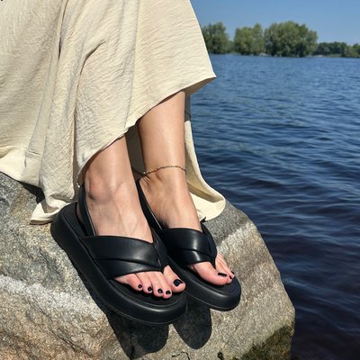 Vietnamese sandals, 39, Black